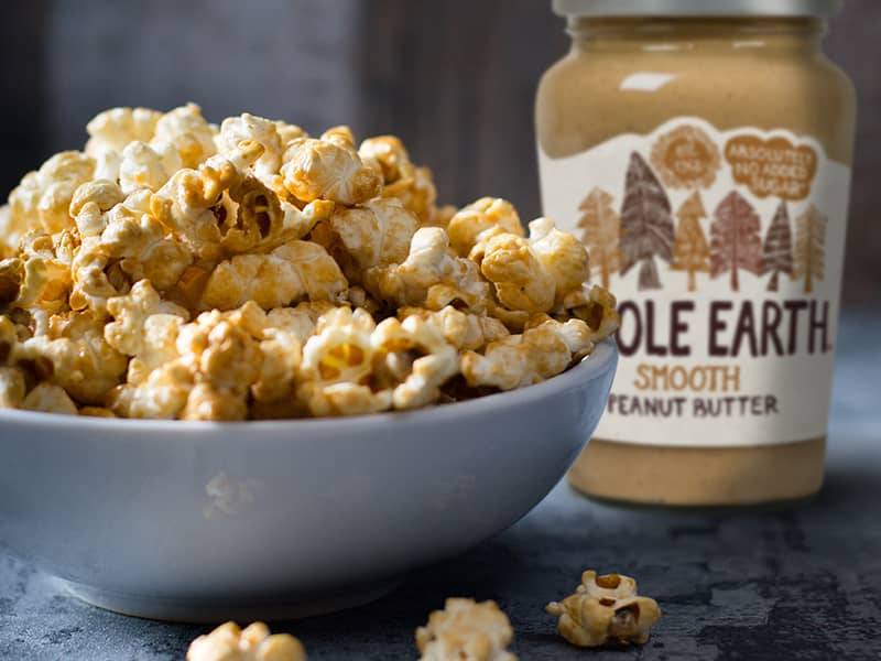 PEANUT BUTTER POPCORN