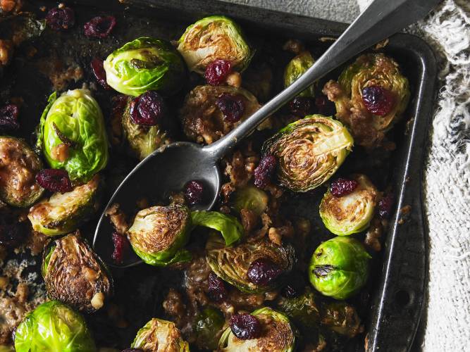 Flash Roasted Peanut Butter Sprouts