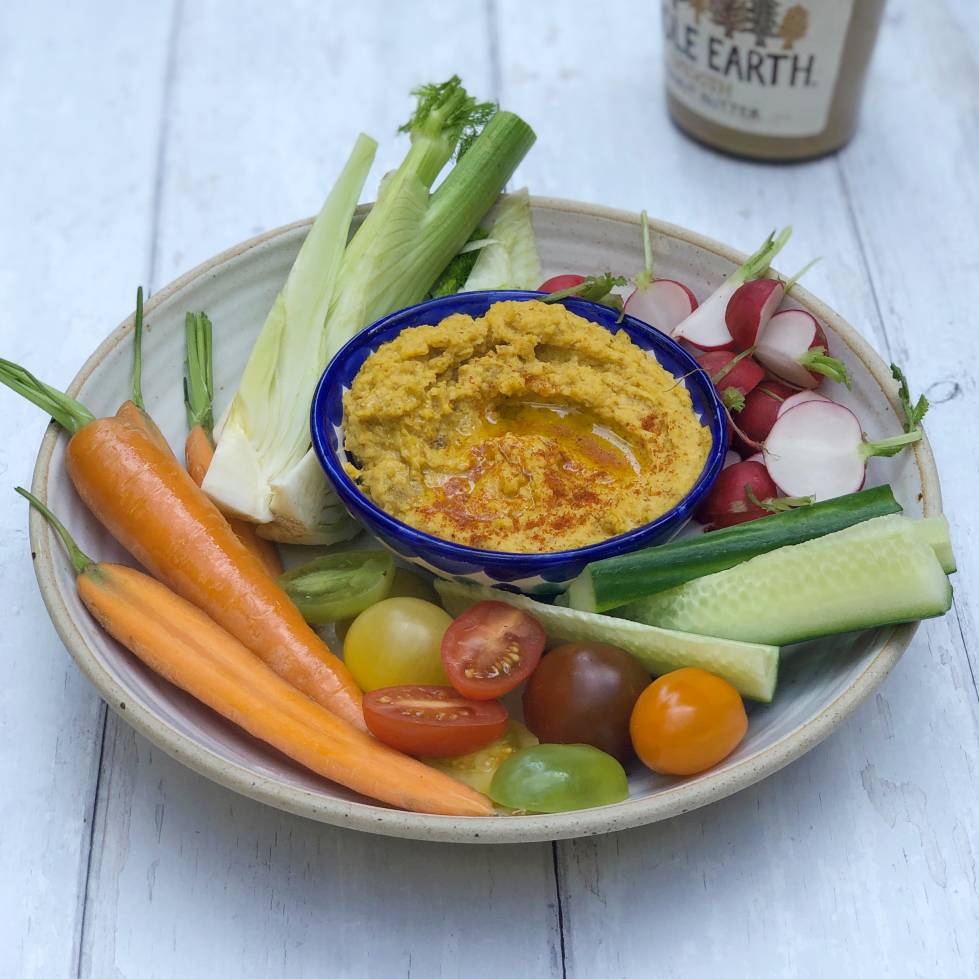 Carrot & Peanut Butter Hummus Whole Earth
